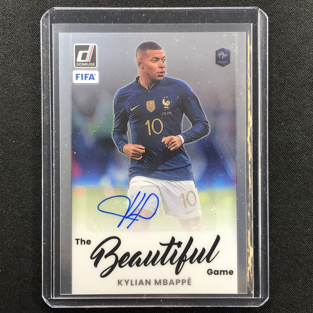 Image Kylian Mbappé image beautiful image beautiful image beautiful - 2022-23 Donruss Fifa Kylian Mbappe The Beautiful Game Auto Base No ...