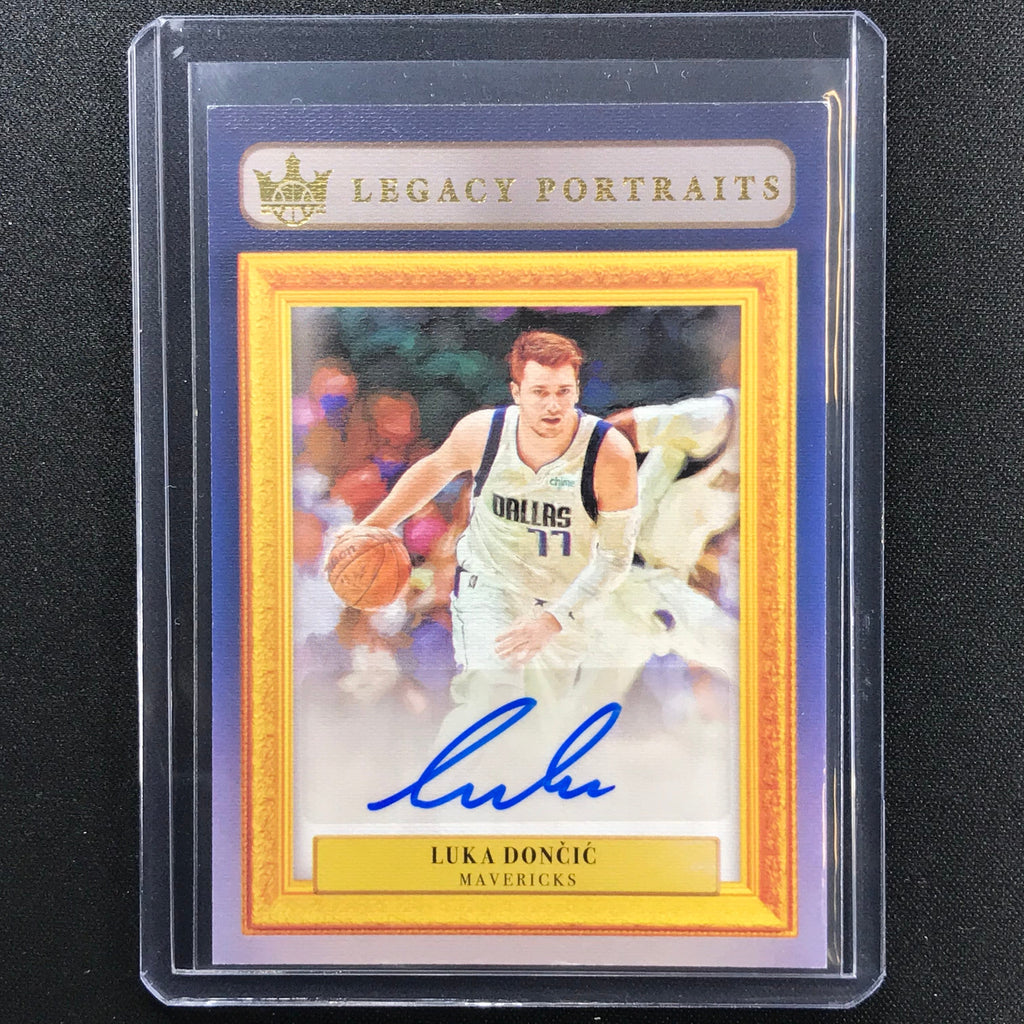 2021-22 Court Kings LUKA DONCIC Legacy Portrait Signatures Auto 77