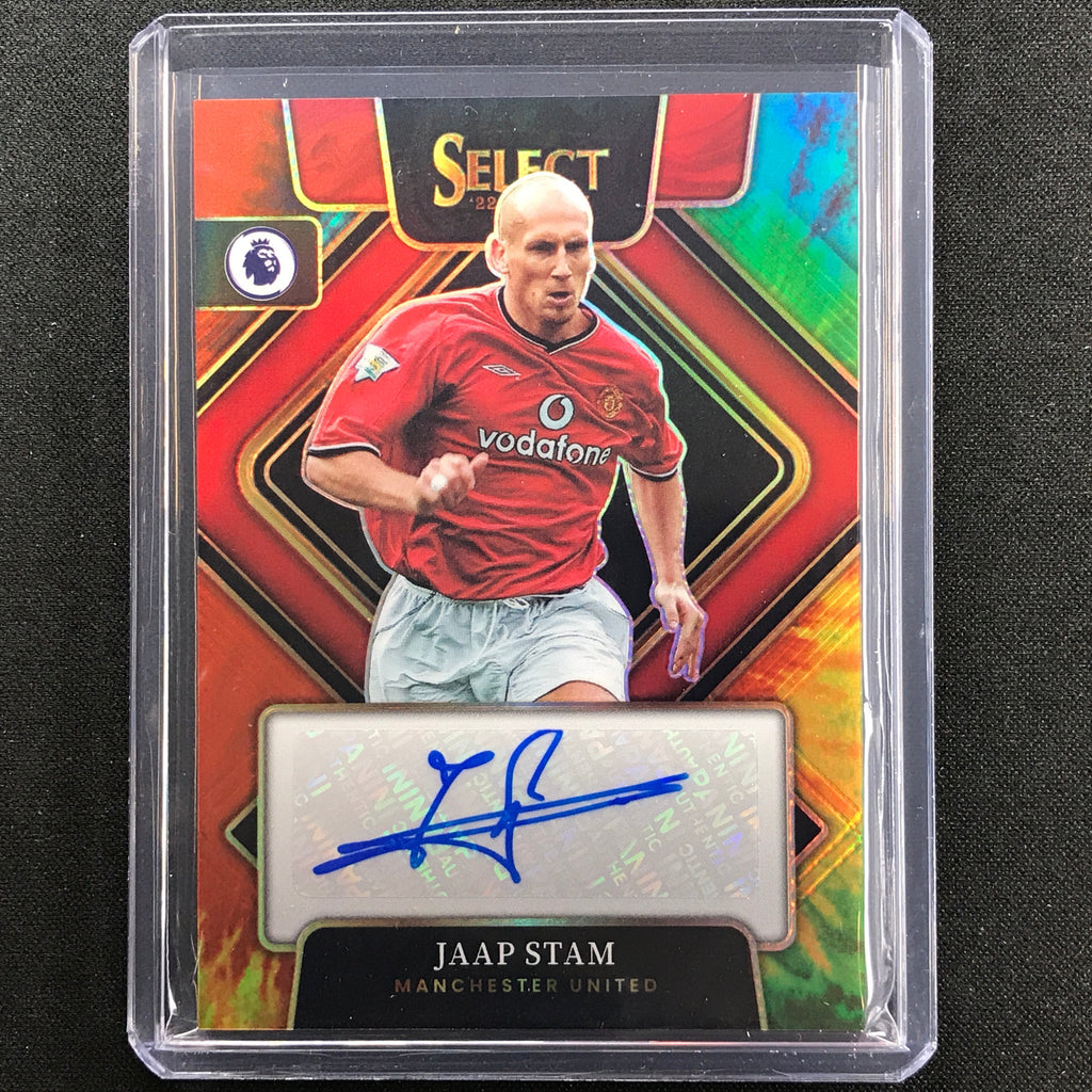 2022-23 Select Epl Jaap Stam Signatures Auto Tie-dye 12 25 – Cherry 