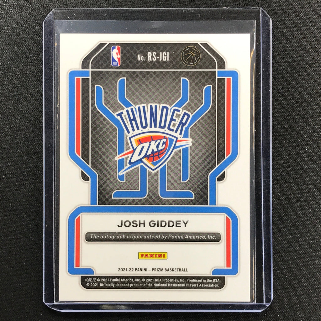 Josh Giddey rookie auto /49シリ prizm | www.innoveering.net