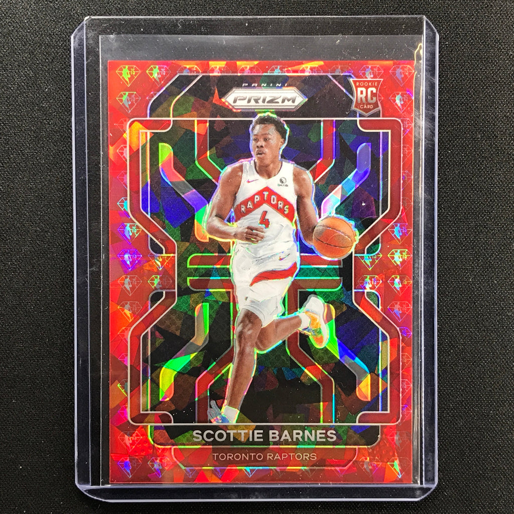 2021-22 Prizm Scottie Barnes Rookie Nba 75th Diamond Cracked Ice 61/75 –  Cherry Collectables