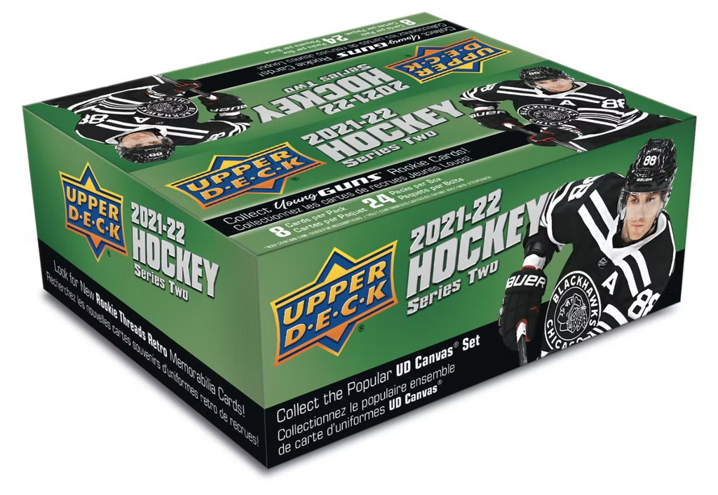 2021-22 Upper outlet Deck Series 2 Hockey Hobby BoxnNHL Young Guns