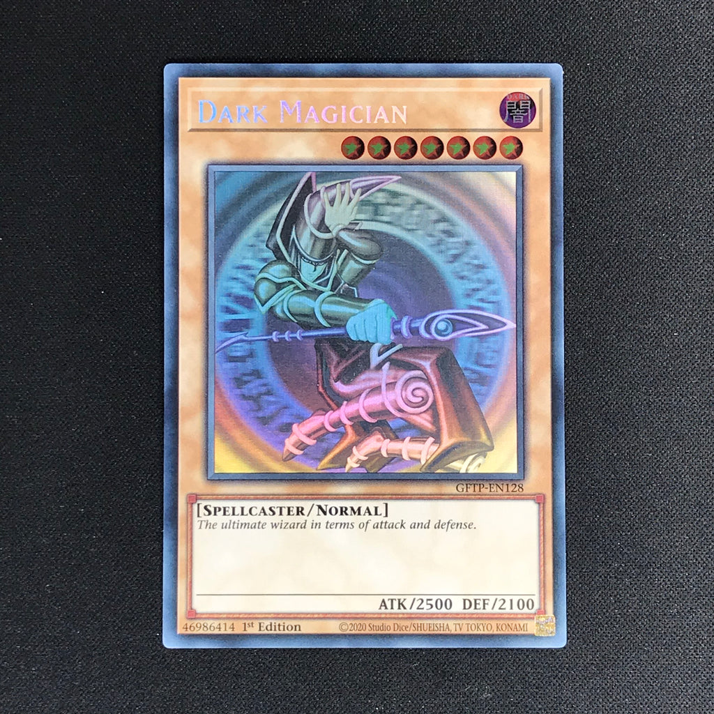 Dark Magician Gftp En128 Ghost Rare 1st Edition Cherry Collectables