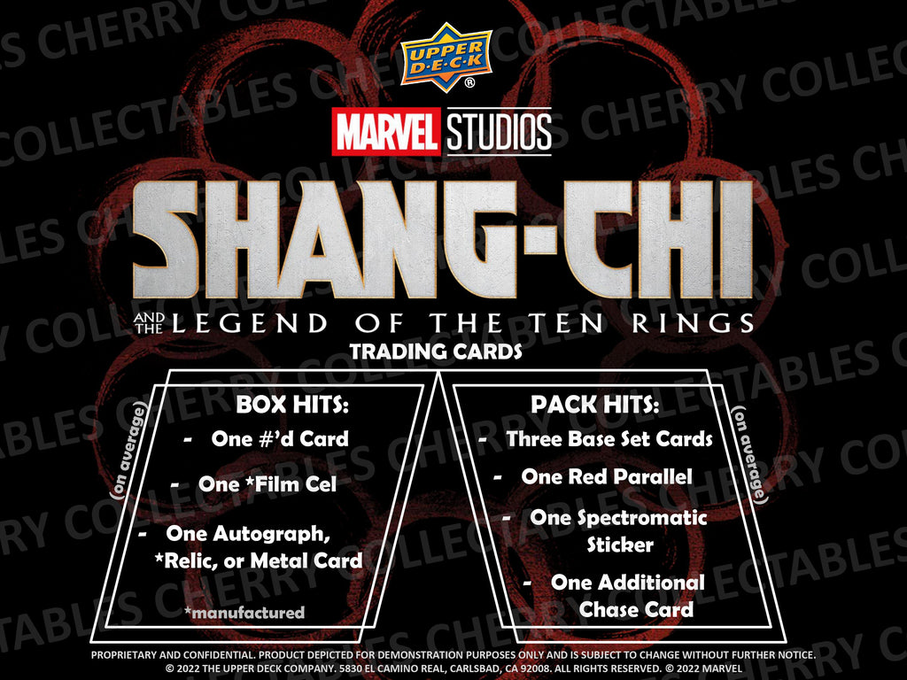 Upper Deck Marvel Shang-Chi And The Legend Of The Ten Rings Hobby