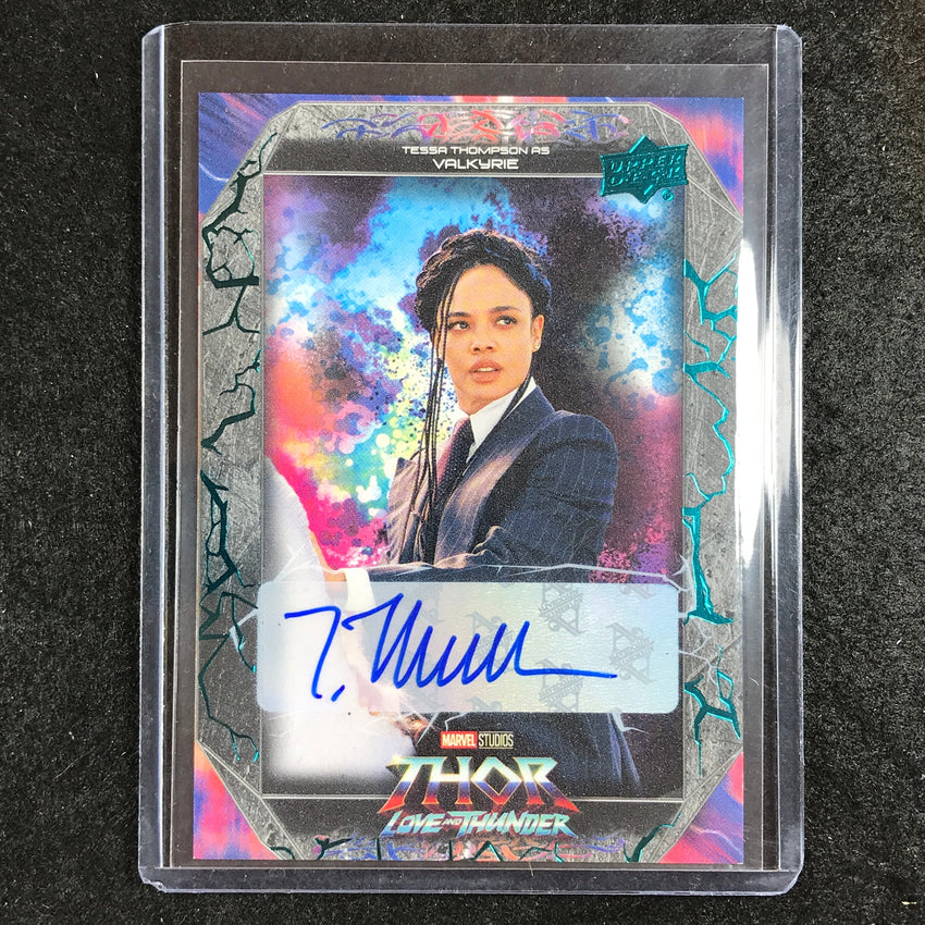 2023 Thor Love and Thunder TESSA THOMPSON AS VALKYRIE Ensemble Auto #3 ...