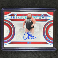 2024 National Treasures WWE OTIS Treasures of WWE Signatures Auto Platinum 1/1