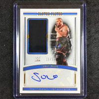 2024 National Treasures WWE SOLO SIKOA Clutch Factor Relic Auto Gold 6/99