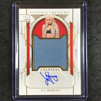 2024 National Treasures WWE LIV MORGAN Colossal Mat Materials Relic Auto 11/30