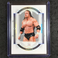 2024 National Treasures WWE TRIPLE H Base Holo Silver 14/25