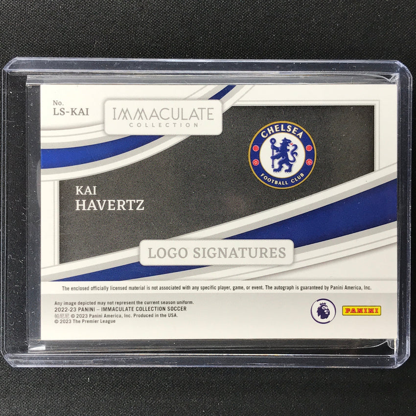 2022-23 Immaculate KAI HAVERTZ Logo Signatures Nike Patch Auto Platinu ...