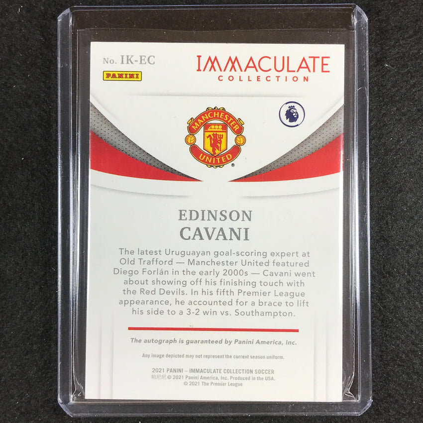 2021 Immaculate Edinson Cavani Ink Auto Gold 5/5