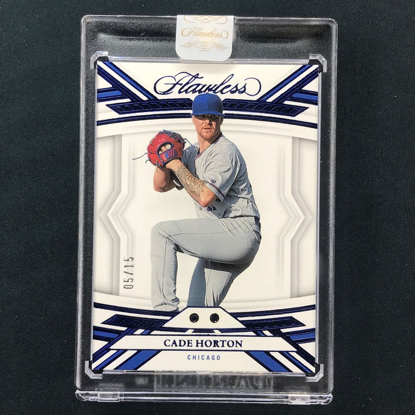 2023 Flawless Mlb Cade Horton Base Sapphire Dual Gems 5/15 – Cherry ...