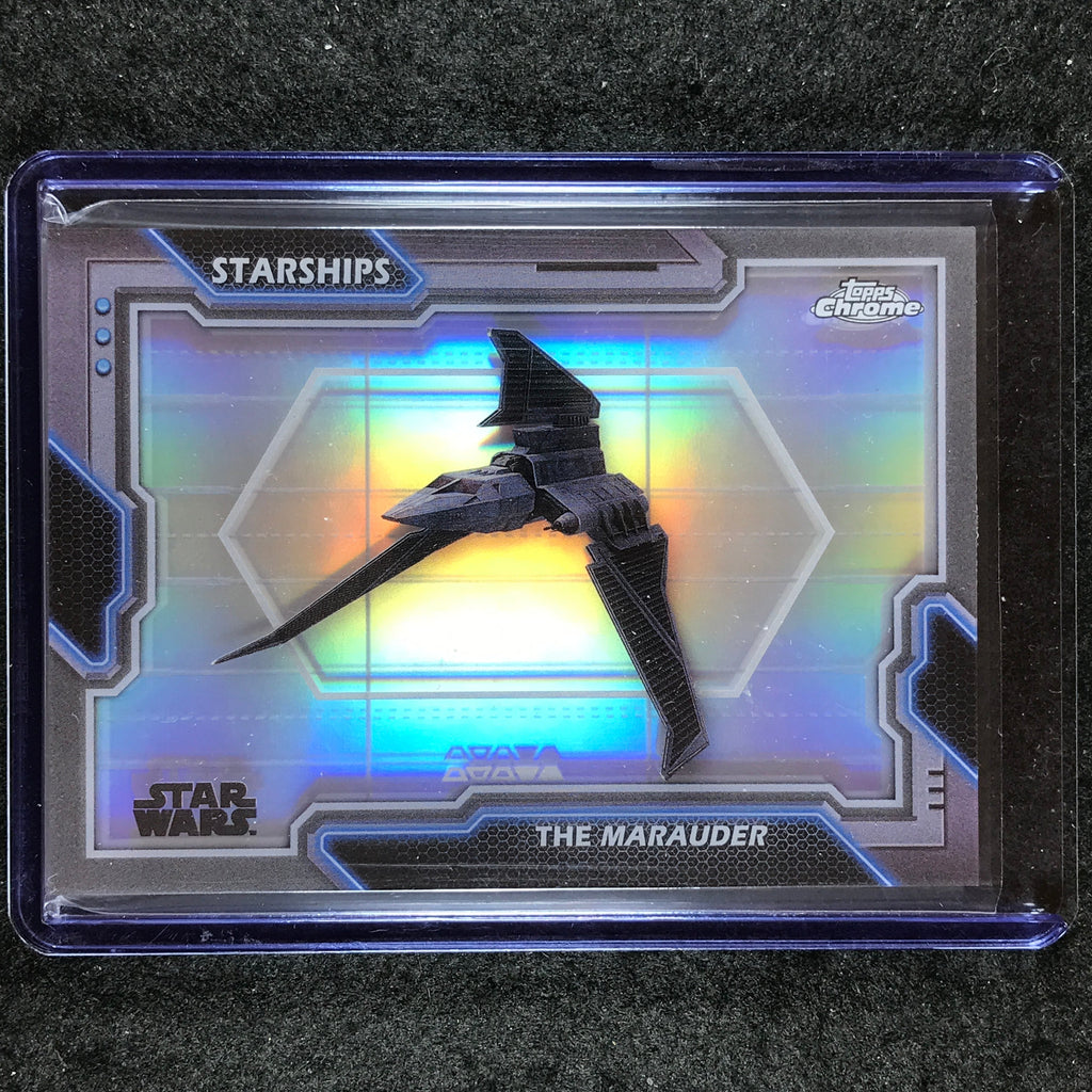 2024 Topps Chrome Star Wars THE MARAUDER Starship Blueprints #6 ...