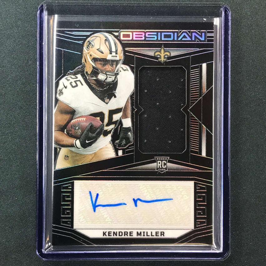 2023 Obsidian Football KENDRE MILLER Rookie Jersey Auto Base 146/199