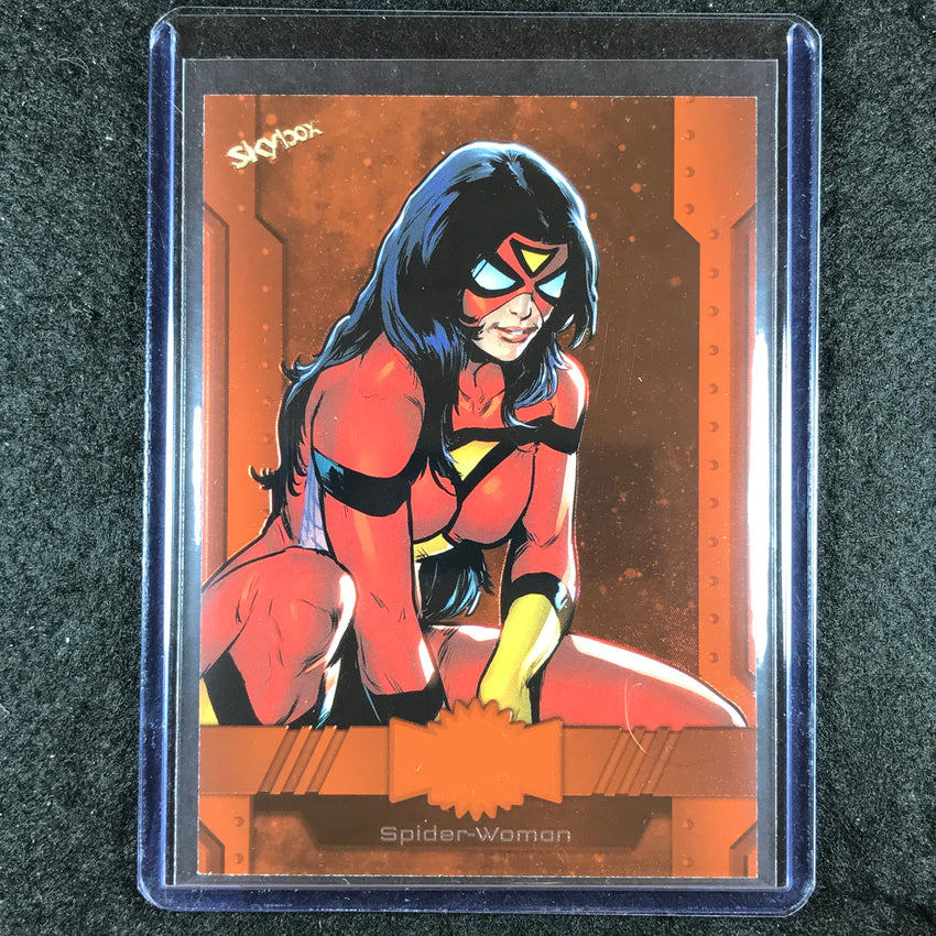 2024 Marvel Metal Universe Avengers SPIDER-WOMAN Base Orange FX 13/25 #38