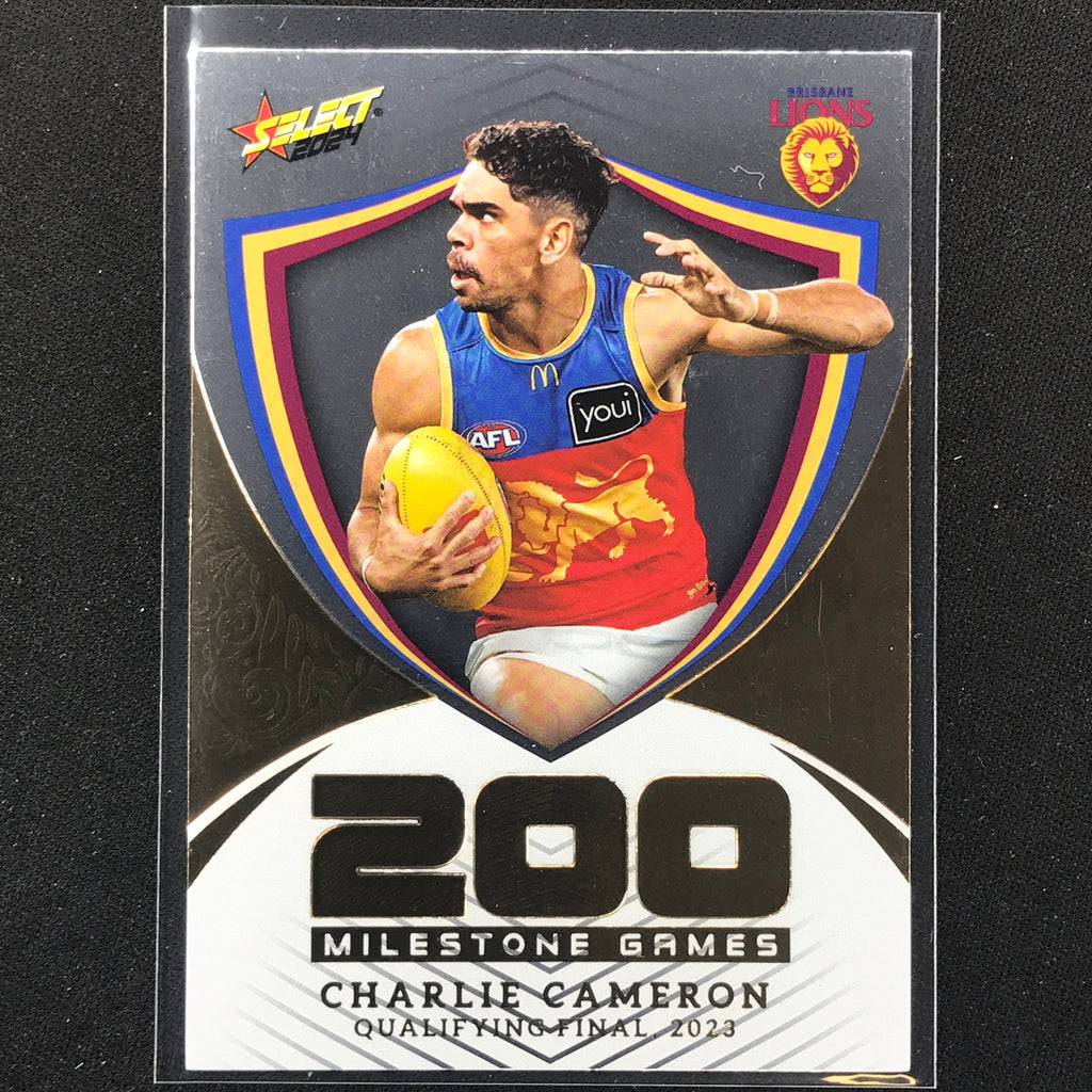 2024 Footy Stars CHARLIE CAMERON Milestone Games Hobby 146/240 #11 ...