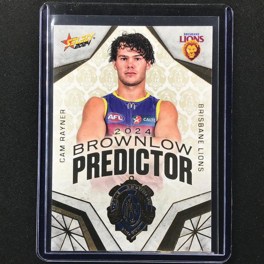 2024 Footy Stars CAM RAYNER Brownlow Predictor Gold 12/315 #11 – Cherry ...