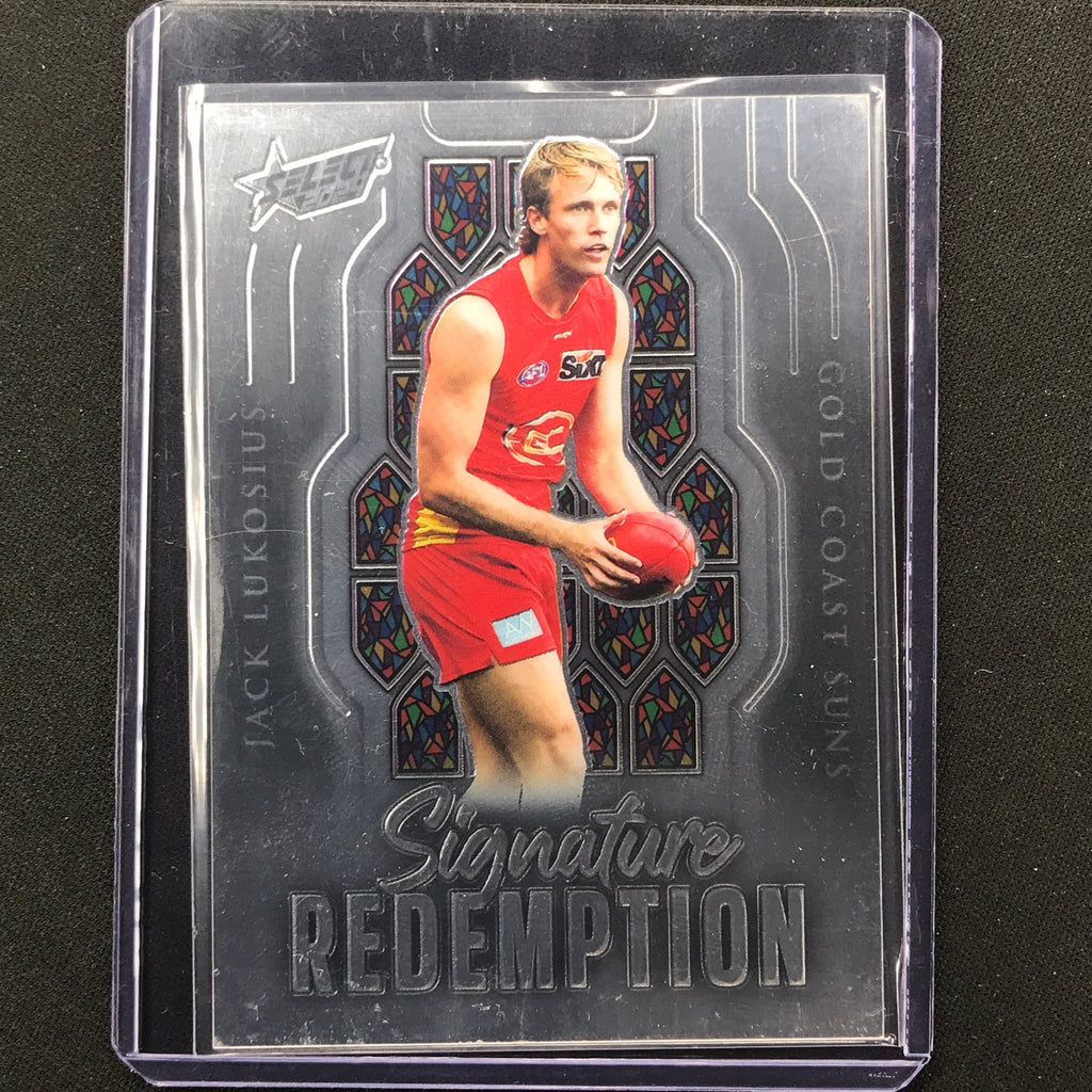 2024 Footy Stars JACK LUKOSIUS Luminous Myriad Signature Redemption 11 ...