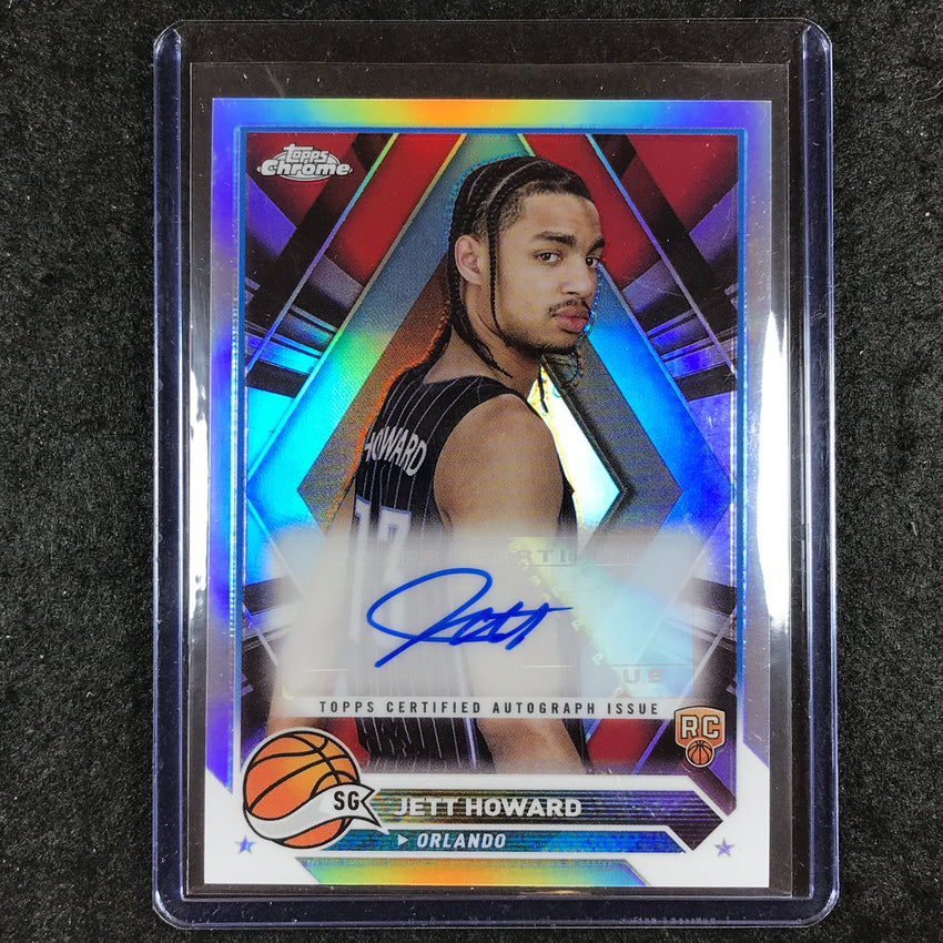 2023-24 Topps Chrome JETT HOWARD Topps Chrome Rookie Auto Refractor #JHO