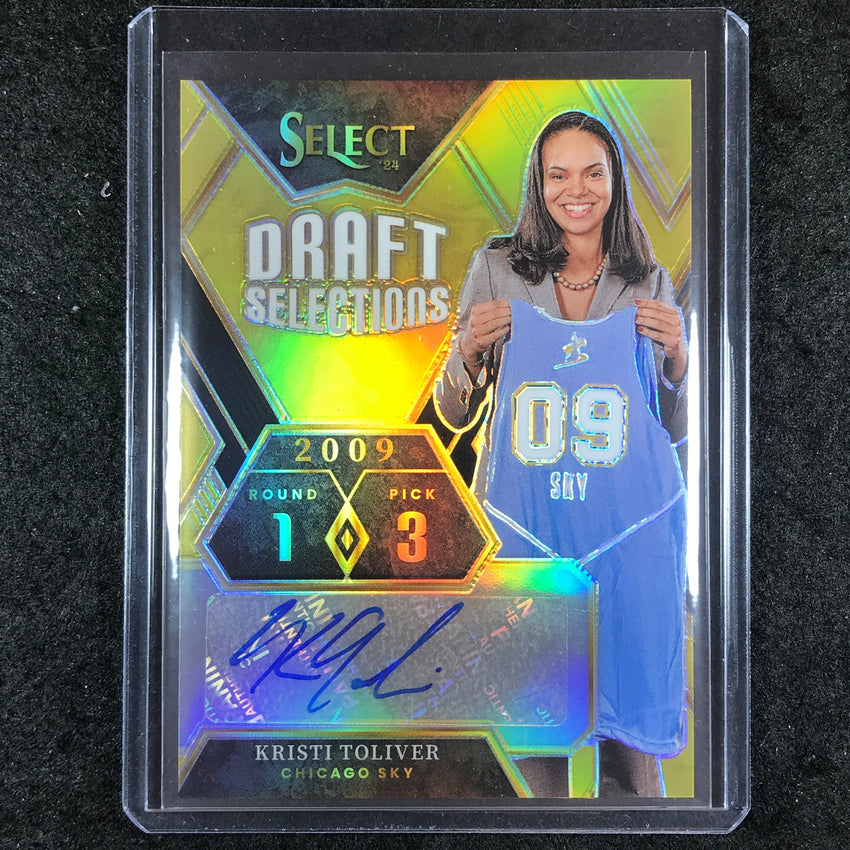 2024 Select WNBA KRISTI TOLIVER Draft Selections Signatures Auto Black