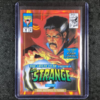 2024 Marvel Masterpieces '92 Platinum DOCTOR STRANGE Variant Orange Lava 5/25