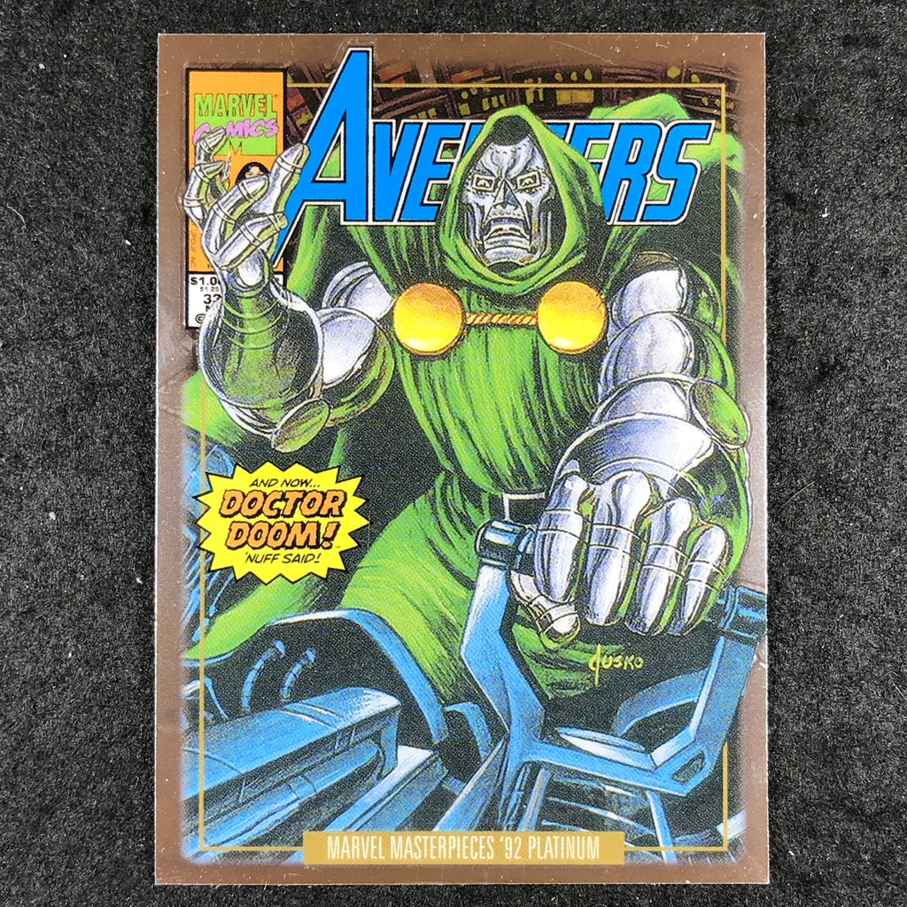 2024 Marvel Masterpieces '92 Platinum DOCTOR DOOM Variant Cover Base