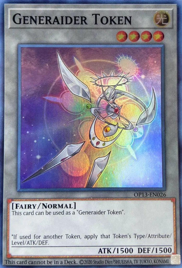 Generaider Token - OP13-EN026 - Super Rare OTS Tournament Pack 13