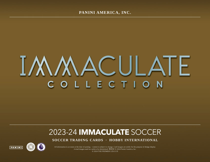 2023-24 Panini Immaculate Soccer Hobby International Box (Pre Order)