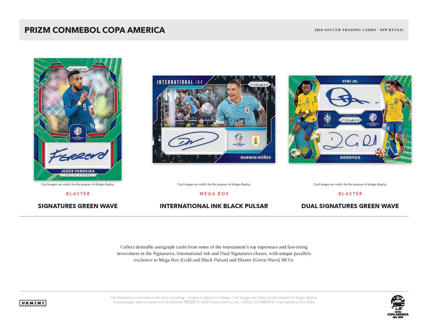 2024 Panini Prizm COPA America Soccer Mega Box