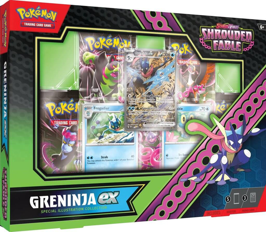 Pokemon TCG Scarlet & Violet 6.5 Shrouded Fable Kingdra & Greninja EX Special Collection Combo