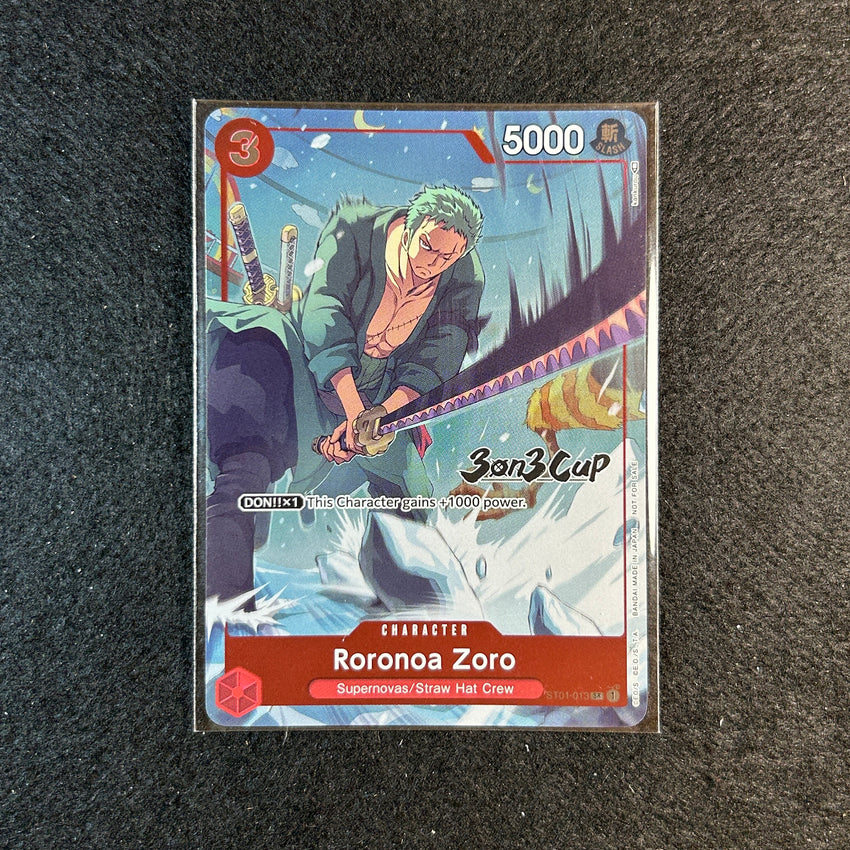 Roronoa Zoro St01-013 - One Piece 3on3 3 On 3 Cup Promo Sealed A