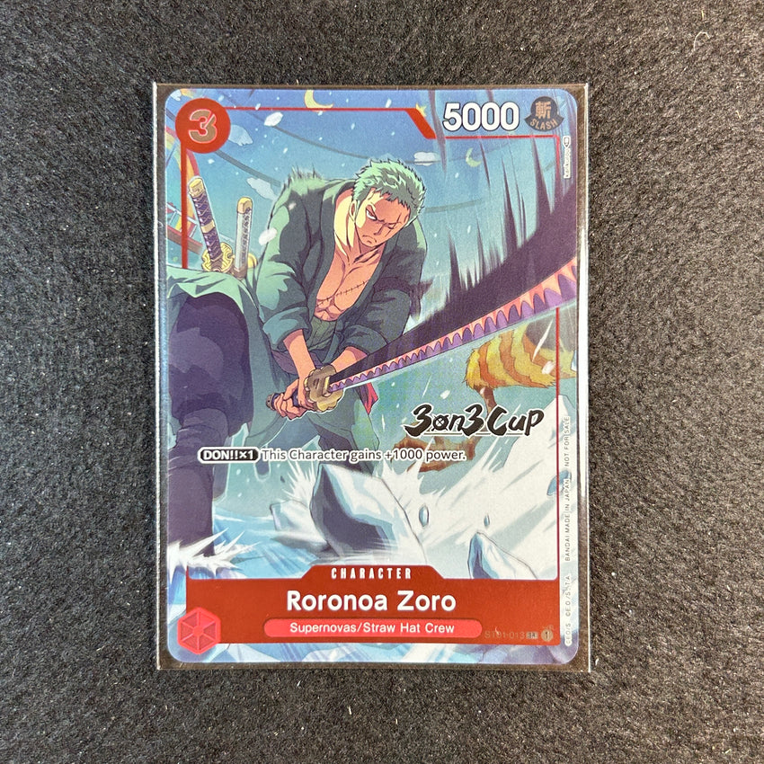 Roronoa Zoro St01-013 - One Piece 3on3 3 On 3 Cup Promo Sealed C