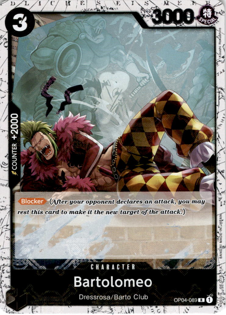 Bartolomeo [089] [Jolly Roger Foil] OP04-089 - PRB-01 THE BEST Premium Booster