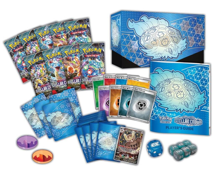 Pokemon TCG SV07 Scarlet & Violet Stellar Crown Elite Trainer Box