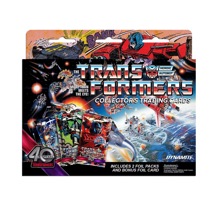 2024 Transformers 40th Anniversary Trading Cards Hanger Box