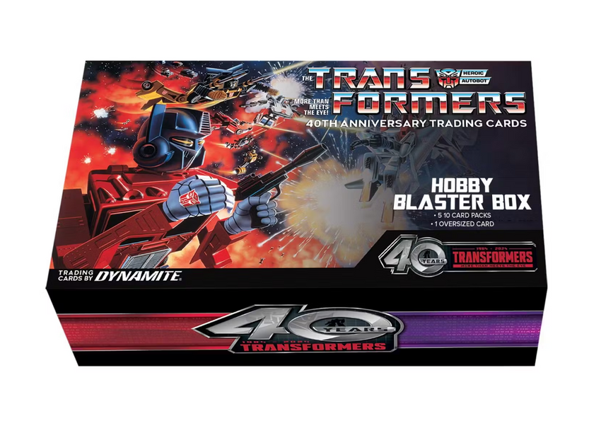 2024 Transformers 40th Anniversary Trading Cards Blaster Box