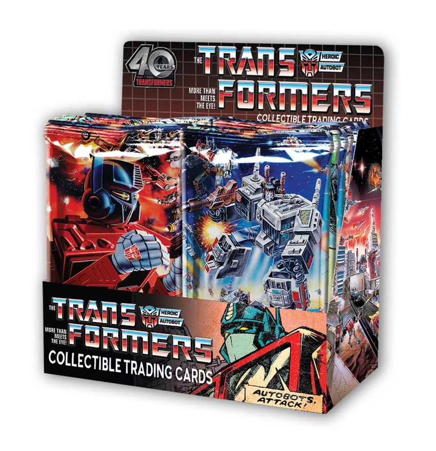 2024 Transformers 40th Anniversary Trading Cards Hobby Box