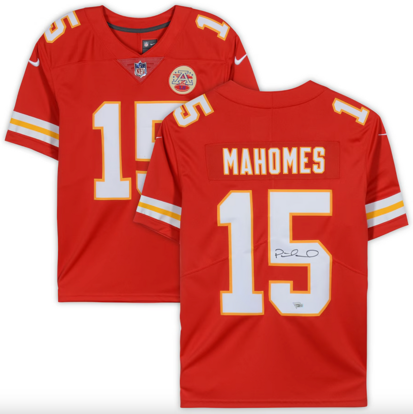 Fanatics Authentic Patrick Mahomes Kansas City Chiefs Autographed Nike Red Limited Jersey