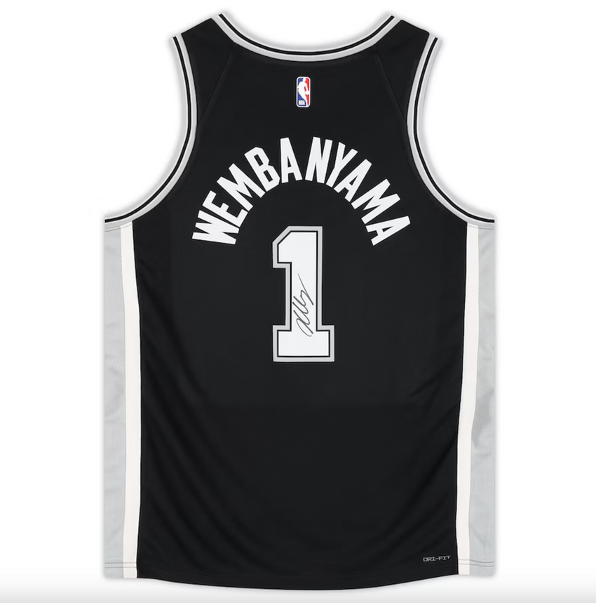 Fanatics Authentic Victor Wembanyama San Antonio Spurs Autographed Nike Icon Swingman Jersey