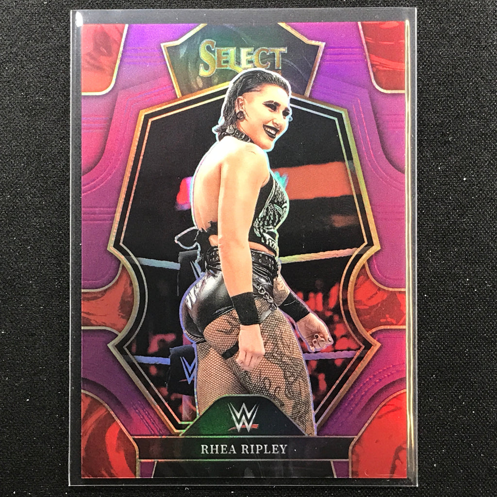 2023 Select WWE RHEA RIPLEY Premier Level Purple 84/99 #111 – Cherry ...