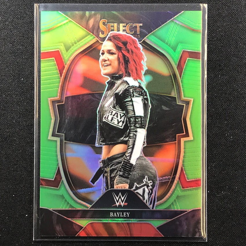 2023 Select WWE BAYLEY Concourse Neon Green 63/75 #66 – Cherry Collectables