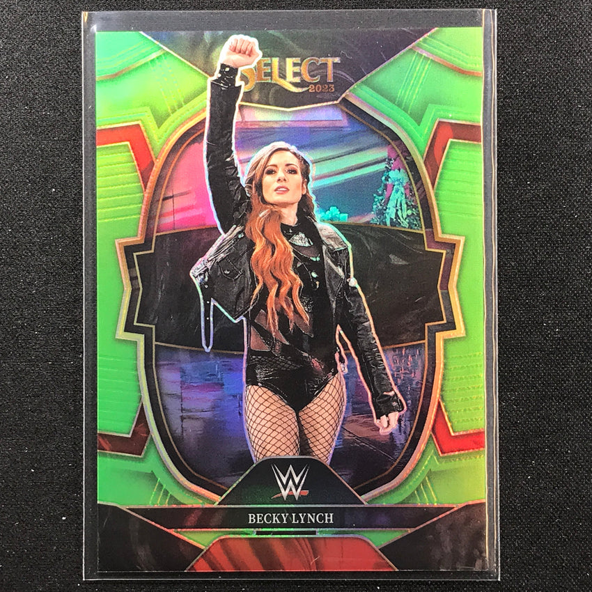 2023 Select Wwe Becky Lynch Concourse Neon Green 35/75 No 76