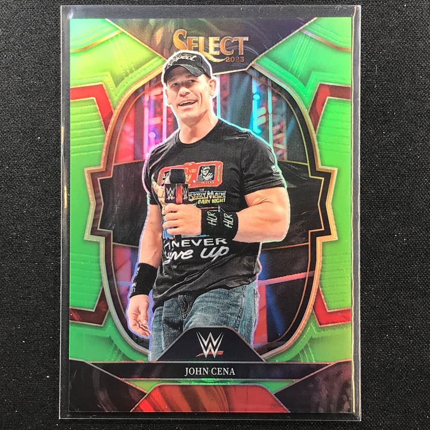 2023 Select WWE JOHN CENA Concourse Neon Green 21/75 #79 – Cherry ...