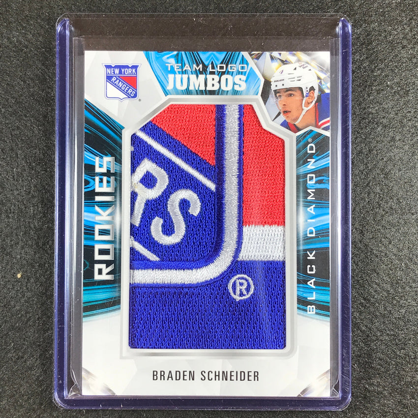 2022-23 Black Diamond Nhl Braden Schneider Rookie Logo Manufactured Relic No Bs