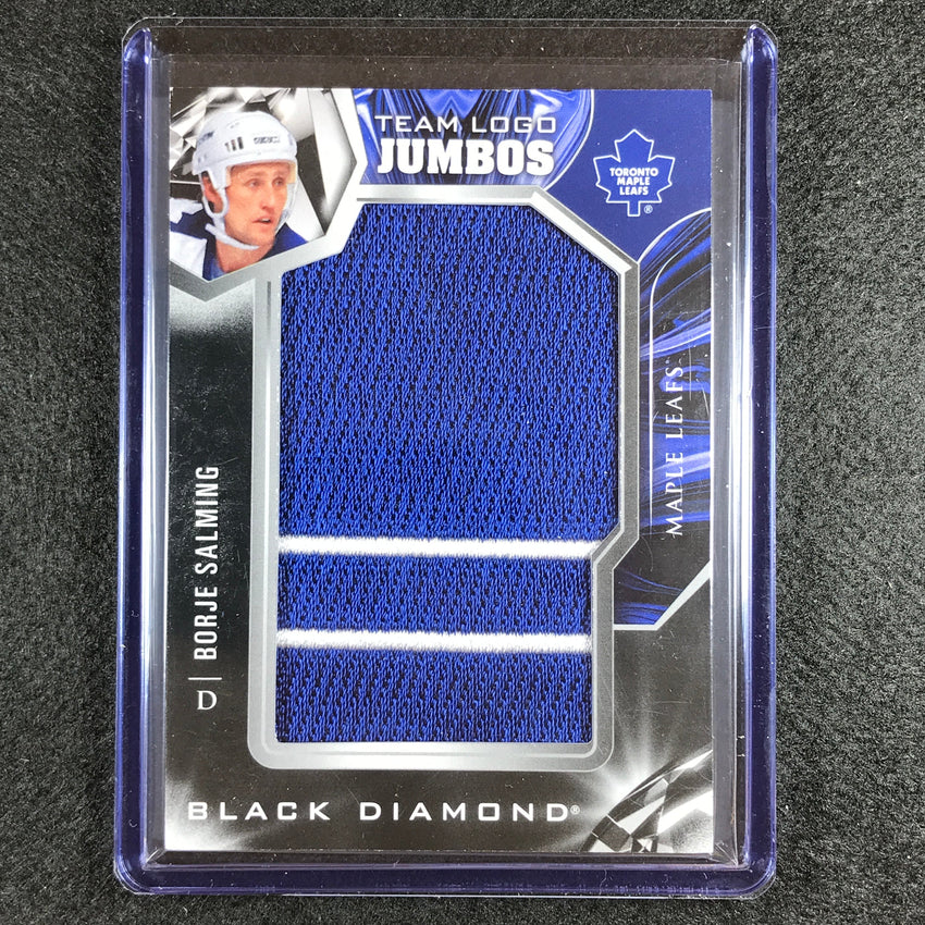 2022-23 Black Diamond NHL BORJE SALMING Team Logo Jumbo Manufactured Relic #BS