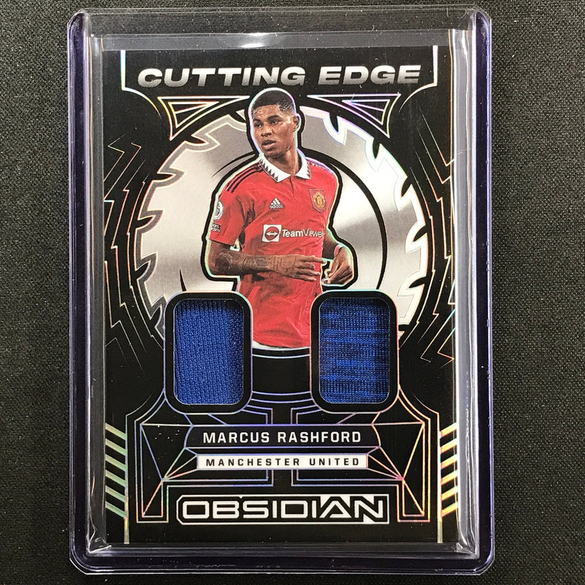 2022-23 Obsidian Marcus Rashford Cutting Edge Relic Silver 80/199