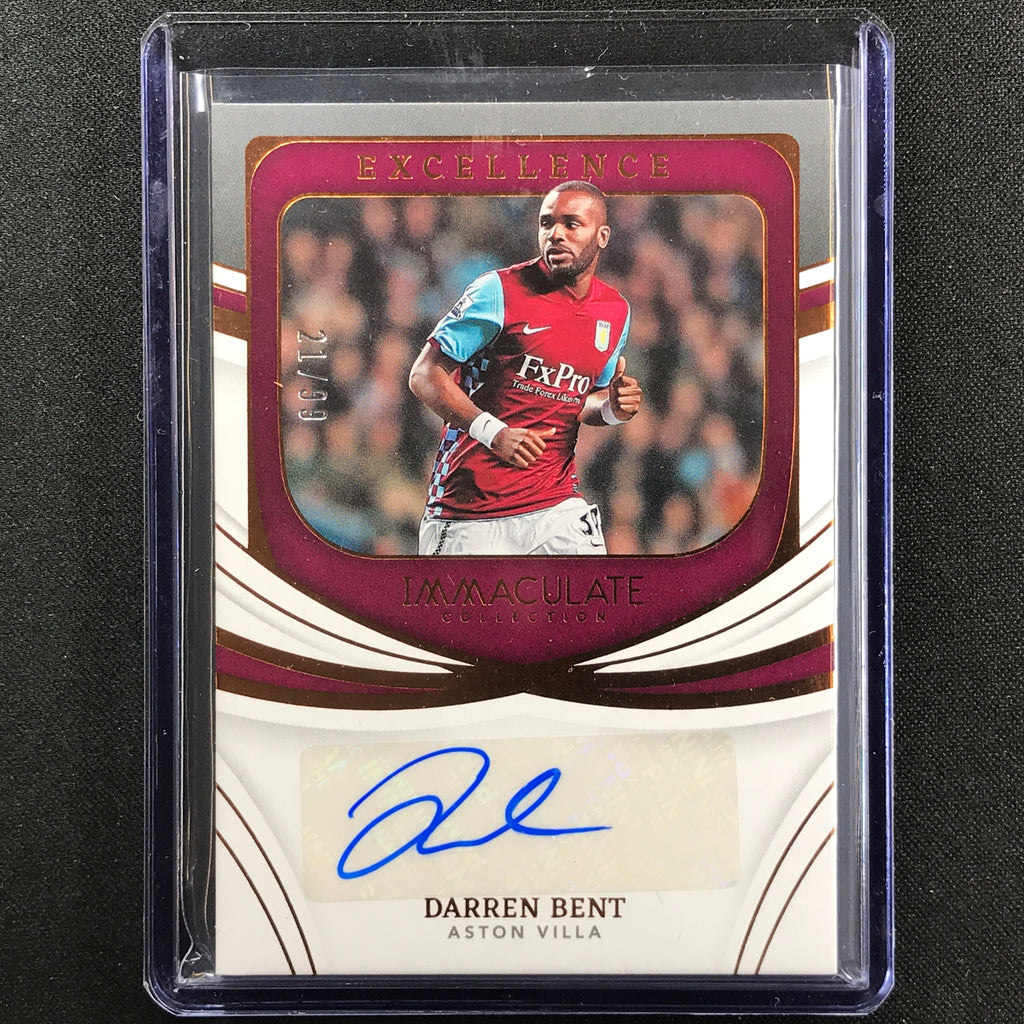 2022-23 Immaculate DARREN BENT Excellence Auto Bronze 21/99 – Cherry ...