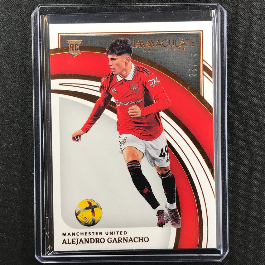 2022-23 Immaculate Alejandro Garnacho Rookie Base Bronze 23/75