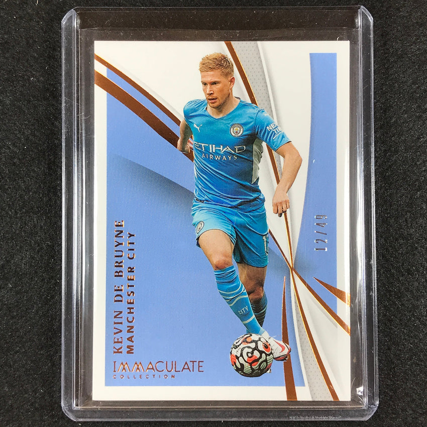 2021 Immaculate Kevin De Bruyne Base Bronze 12/49