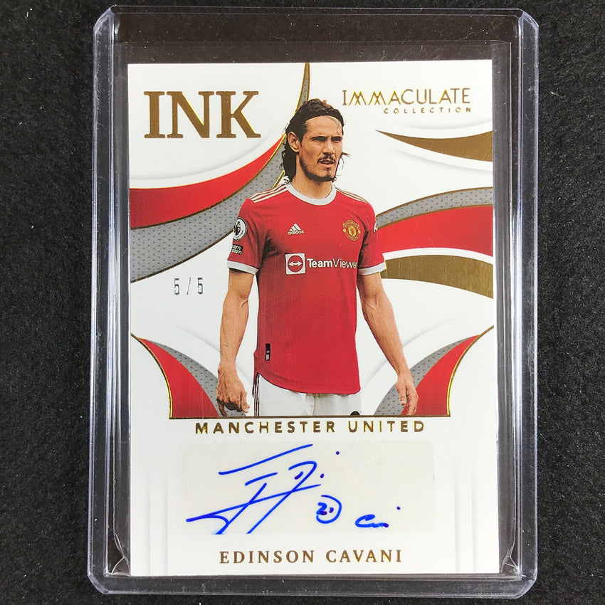 2021 Immaculate Edinson Cavani Ink Auto Gold 5/5